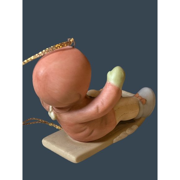 Enesco Memories of Yesterday Ornament S'NO USE LOOKIN' BACK NOW - 1991 - Picture 4 of 9